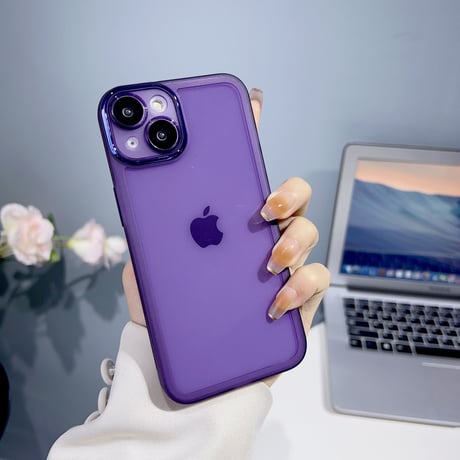 クリア iPhone15/14proケース レンズフィルム付き アイフォン13/12/11pro透明カバー 軽量 使いやすい[M2821]