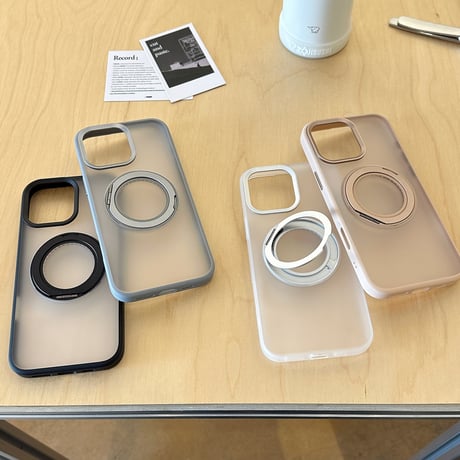 Magsafeリングスタンド iPhone16Pro/16ProMaxケース 高品質高機能 iPhone15Pro/14proケース 定番 指紋防止 飽きないデザイン[M5141]