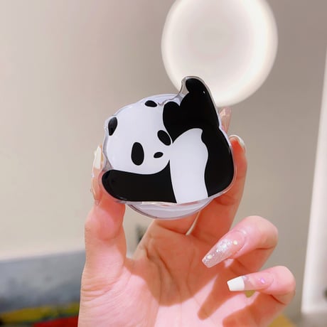 Panda Catスマホグリップ マグセーフ式 折り畳み式グリップトーク パンダ 卓上スタンド機能付き 耐久性あり ギフトに最適[M3749]
