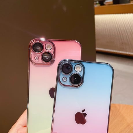 ガラスカメラレンズ保護カバー iphone14/14proケース  ハードケース  アイオン13/12proカバー 高透明感 お洒落 [M2240]