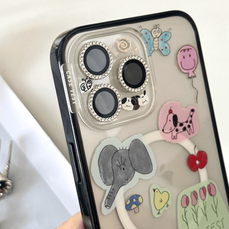 ダイヤ カメラ保護カバー レンズフィルム iPhone用 キラキラ 頑丈 ハンドメイド おしゃれ diy 魅力的なスマホ ギフトにおすすめ[M6064]