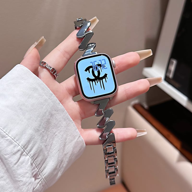 高級感 AppleWatchバンド おしゃれ金属 アップルウォッチバンド 