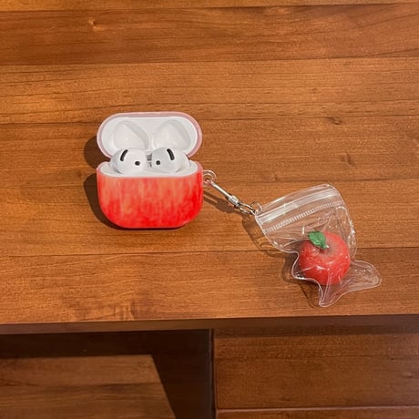アップル Airpods4ケース キーチェーン付 AirpodsPro2ケース airpods3/2カバー かわいいギフトにおすすめ [M5501]