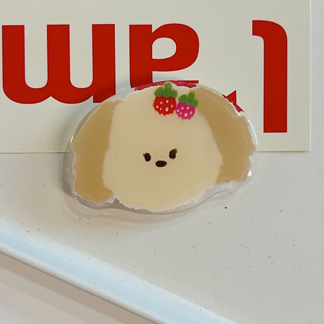 可愛い動物 スマホグリップ 全機種対応 折り畳み式グリップトーク 卓上スタンド機能付き 粘着タイプ[M2918]