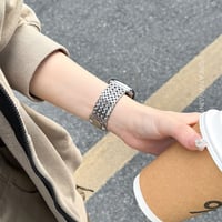 編み込み風メタル アップルウォッチバンド AppleWatch10/9 バンド 高級感金属 Ultra series8 7 6 5 4  3 2 SE SE2  シンプル風 おしゃれ[M5570]