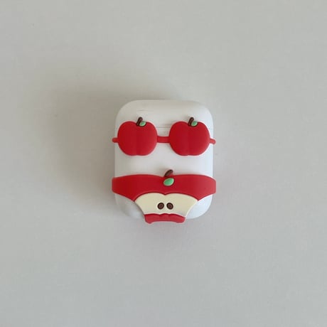 可愛すぎ Airpods Pro3ケース ストロベリー/リンゴ ビキニ Airpods4/Pro2ケース  シリコン製  ギフトにおすすめ [M5733]