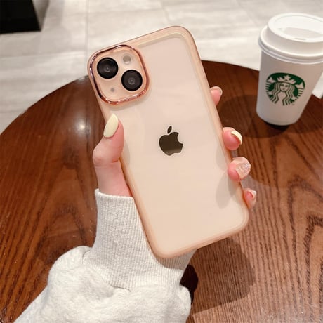 シンプル系 iphone14/14promaxケース  金属カメラレンズ枠 iphone12pro/11カバー  高品質  マット 頑丈[M1814]