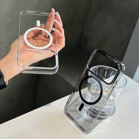 クリア iPhone17/17proケース MagSafe対応 高透明 iPhone17ProMax/17Airカバー 耐衝撃 薄型 黄ばまない [M5600]