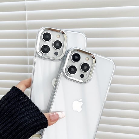 紐付き iPhone14/13ケース 高透明クリア アイフォン12/11カバー 便利 首掛け/肩掛け 長さ調整可[M3205]
