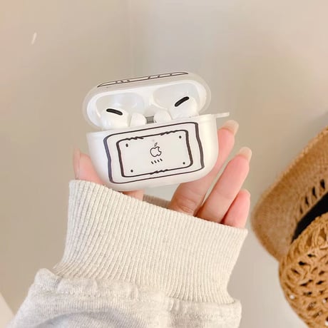 アップル  airpods第3世代ケース 落書き かわいい マット airpodsproカバー   面白い 人気[M1549]