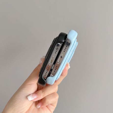 カード収納 レザー iphone14/13promaxケース シンプル風 アイフォン12/11promaxカバー 便利 スタンド機能あり [M2183]