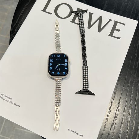 ダイヤ アップルウォッチ10バンド キラキラ AppleWatchベルト Ultra3/2/1 Series 10/9/8 SE3/2/1 高級感高品質[M4766]