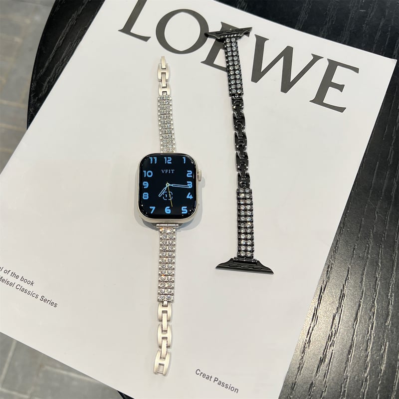 ダイヤ アップルウォッチ10バンド キラキラ AppleWatchベルト ダイヤ アップルウォッチ10バンド キラキラ AppleWatchベルト