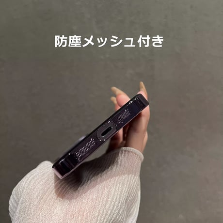 iPhone15Pro/15ProMaxケース クリア MagSafe対応 黄ばまない アイフォン14/13proカバー カッコイイ 頑丈 [M3528]