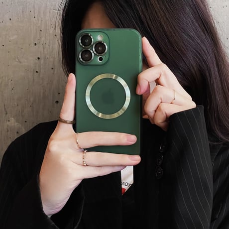 指紋防止 MagSafe対応 iPhone15plus/15proケース  半透明マット iPhone14/13proソフトケース カメラ保護 シンプル [M3554]