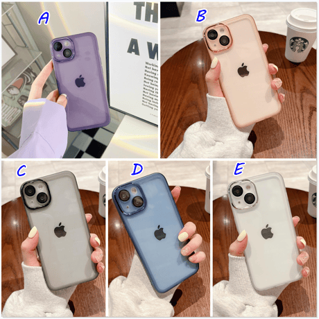 シンプル系 iphone14/14promaxケース  金属カメラレンズ枠 iphone12pro/11カバー  高品質  マット 頑丈[M1814]