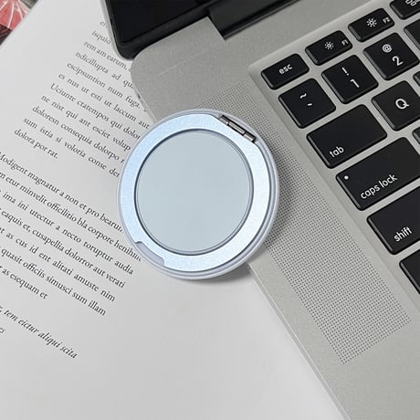 可愛いMagSafe対応スマホリング グラデーションカラー 磁石グリップ マグネット式スタンド 便利 ギフトに最適[M4862]