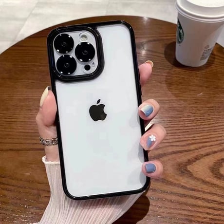 iPhone15pro/15promaxクリアケース ガラスレンズフィルム付 高透明度 黄ばまない[M3469]