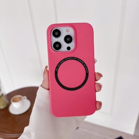 MagSafe対応レザー iPhone15/15Proケース シンプル アイフォン14pro/13/12/11スマホケース 高品質 ファッションセンスいい[M3806]