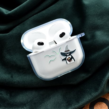 蓋を開けると光る ペンギン Airpods Pro2カバー クリアairpods3ケース 可愛い 面白いプレゼント [M2581]