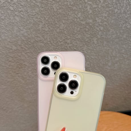 薄型軽量 iPhone16pro/16ケース 指紋防止 マット素材 iPhone15promax/14/13proカバー 半透明 夏向け 男女兼用  [M5366]