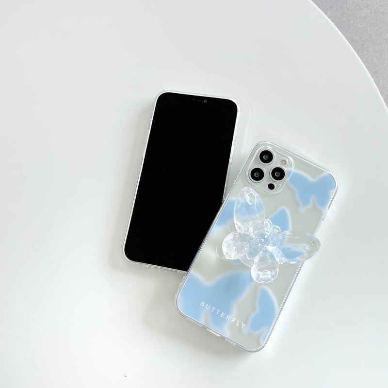蝶デザイン iPhone用クリアケース 楽天市場】iPhone8 ケース iPhone専用デザインケース クリア【蝶