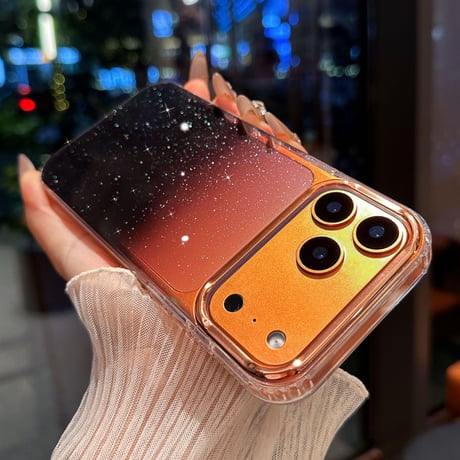 キラキラ iPhone17/Airケース 星の空 きれい iPhone17ProMax/17Proカバー 大人可愛い 輝く美しい [M5688]