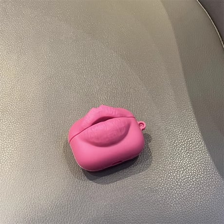 厚い唇 Airpods 4ケース 薔薇色 シリコン Airpodspro2/proカバー  Airpods第3/2世代 かわいい プレゼントにおすすめ[M5055]