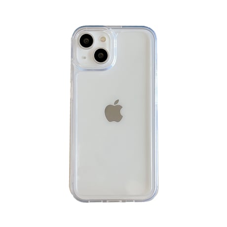 頑丈黄ばまないiphone14/13proケース 透明 アクリル素材 アイフォン12/11カバー  カラー枠 お揃い 男女向け 持ち運びやすい[M2942]
