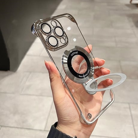 MagSafeリング iPhone15Pro/15ProMaxケース  耐久性 黄ばまない 薄型軽量 iPhone14/12/13Proカバー [M3552]