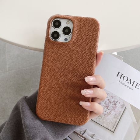 革製 iPhone14plus/14proカバー シンプル風 アイフォン13pro/12mini/11proケース おそろい 高品質 使いやすい [M2571]