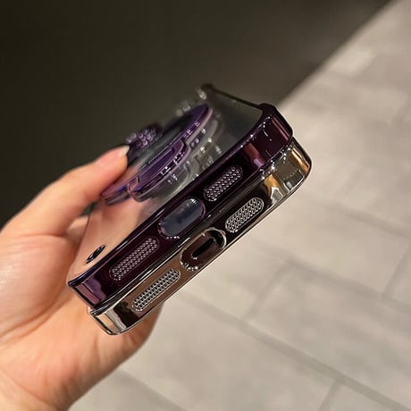 MagSafeリング iPhone15Pro/15ProMaxケース  耐久性 黄ばまない 薄型軽量 iPhone14/12/13Proカバー [M3552]