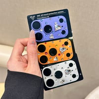 ハートダイヤレンズカバー iPhone17ProMax/17Pro カメラレンズフィルム  金属製  おしゃれ  頑丈 キラキラ 耐久性耐衝撃 [M6502]