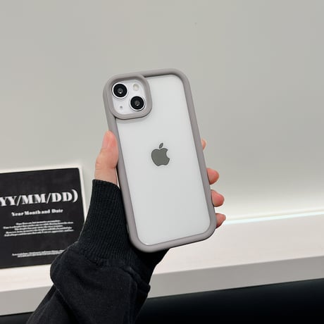 シンプル  iPhone15/15Proケース 頑丈耐衝撃 iPhone14/13/12proケース 黄ばまない 耐久性あり[M3900]