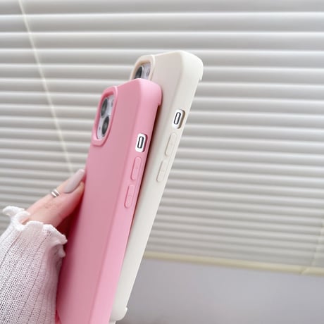 長いストラップ付 iphone13/12promaxケース  シンプル iphone11pro/se3カバー  高品質 お揃い 手触りいい シンプル  [M1876]