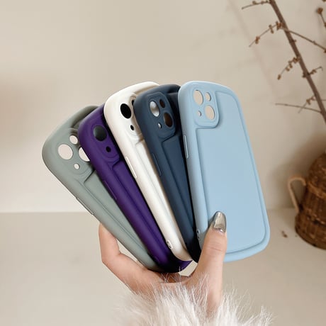 無地シンプル iPhone14pro/14ケース 全面保護 アイフォン13/12カバー 高級感 お揃い 男女兼用 [M2902]