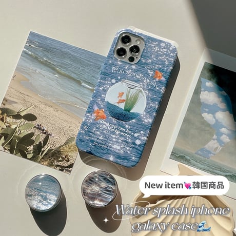 [韓国商品] Water splash iPhone/Galaxyケース