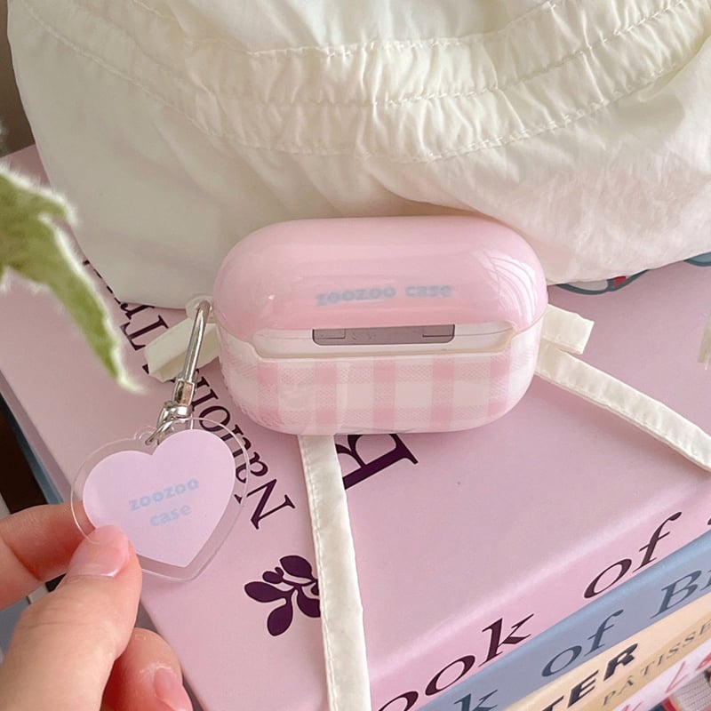 アンブッシュ　AirPods case ハートレザーエアポッヅケース ピンク アンブッシュ AirPods case ハートレザーエアポッヅケース
