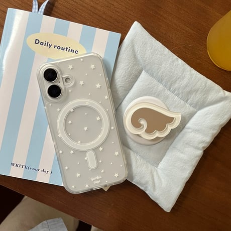 Wing star magsafe grip iphoneケース 【Magsafe対応】