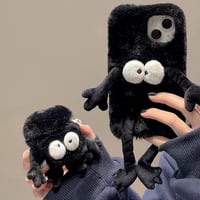 Black monster iphone/airpodsケース