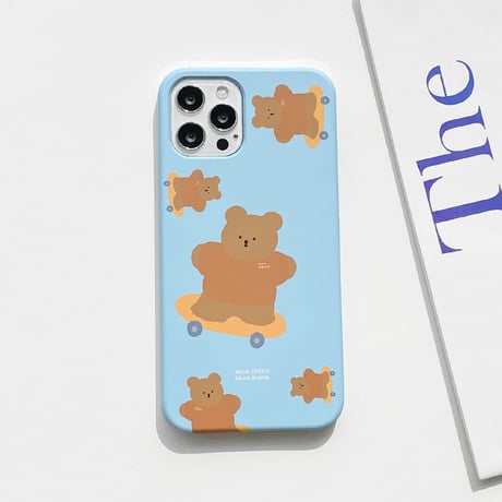 [韓国商品] Rider bear Clear/Hard iPhone case 709