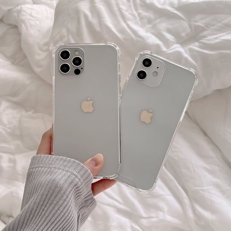 [韓国商品] Clear double matt iphone case(半透明)