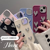 Silver heart 6colors iphoneケース ハートケース