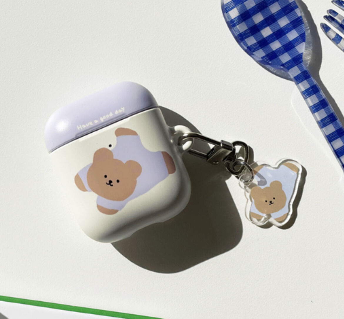 【美品】コーチ　AirPodsケース ターンロック オールレザー キーホルダー 美品】コーチAirPodsケース ターンロック オールレザー キーホルダー