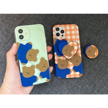 [韓国商品] Three bears clear/hard case 693