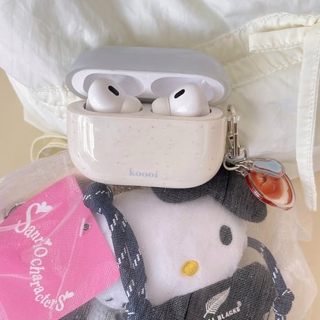 Bagel blue strap airpodsケース