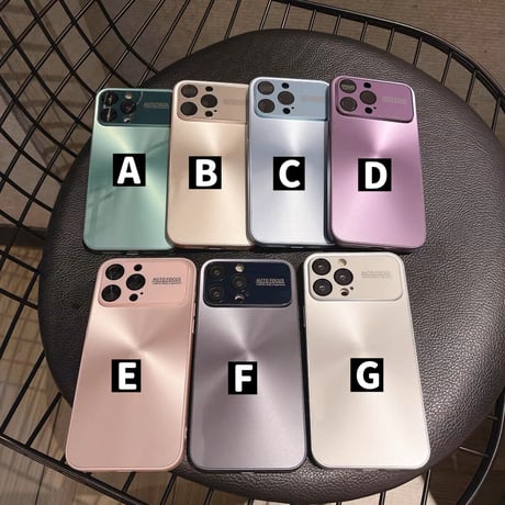 Simple metal 7colors iphoneケース スマホケース