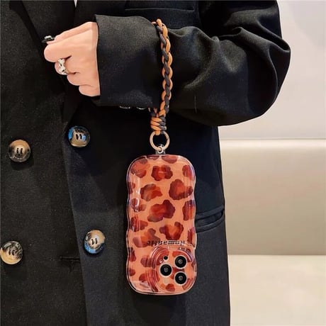 Leopard wave iphoneケース スマホケース