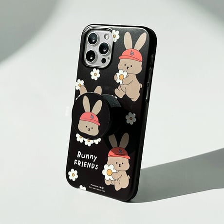 [韓国商品] Bunny quokka bear friendsケース(ハード)