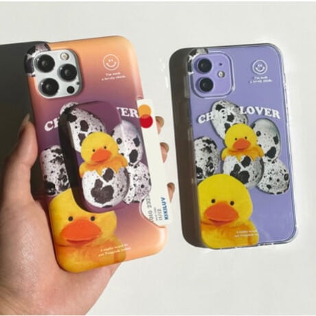 [韓国商品] Lovely chick clear/hard case 701